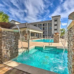  Apartment Miramar With Pool - Walk To Beach!
